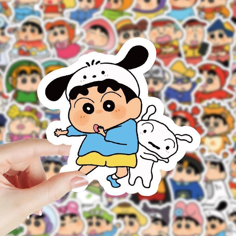 Cardstock Paper Pack - Crayon Shin-chan Cartoon Cute 100pcs Sticker
