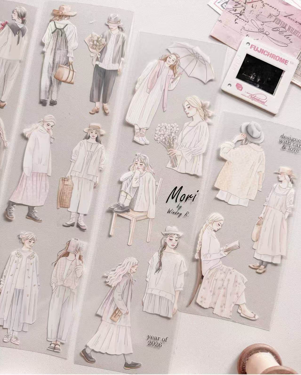 Washi Tape Set - 1 Loop Listenida X Windry Monoch