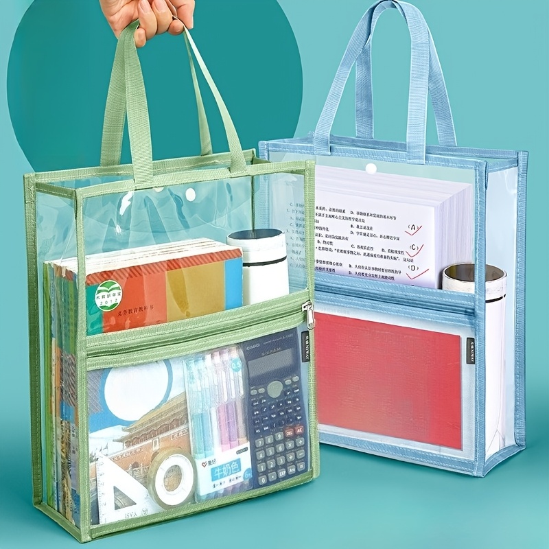 Portfolio Folder Zip - 1 Piece, Random Color, Transparent File