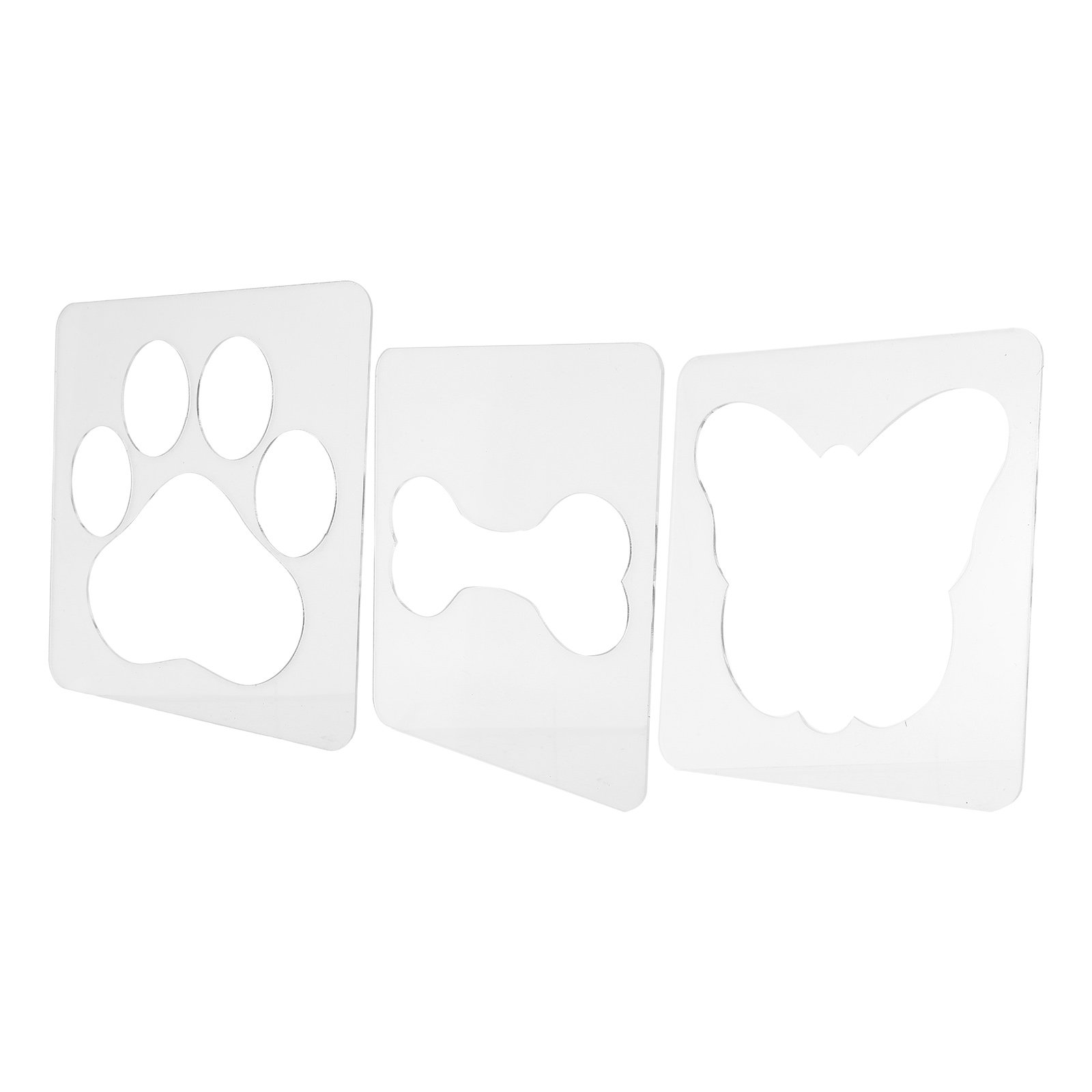 Ruler Set Transparent - 3Pcs Transparent Acrylic Quilting Stencils Butterfly