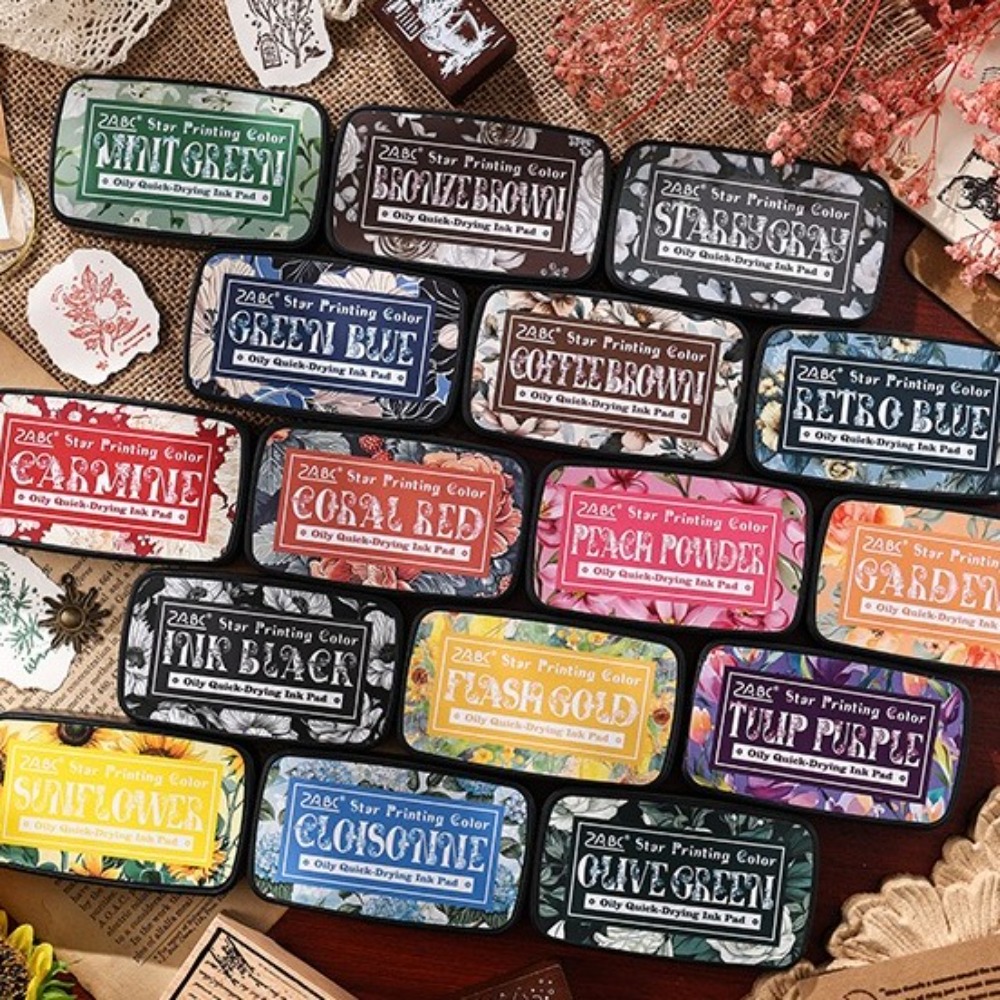 Self Inking Stamp - Colorfull Multicolor Ink Pad Planner Stamps