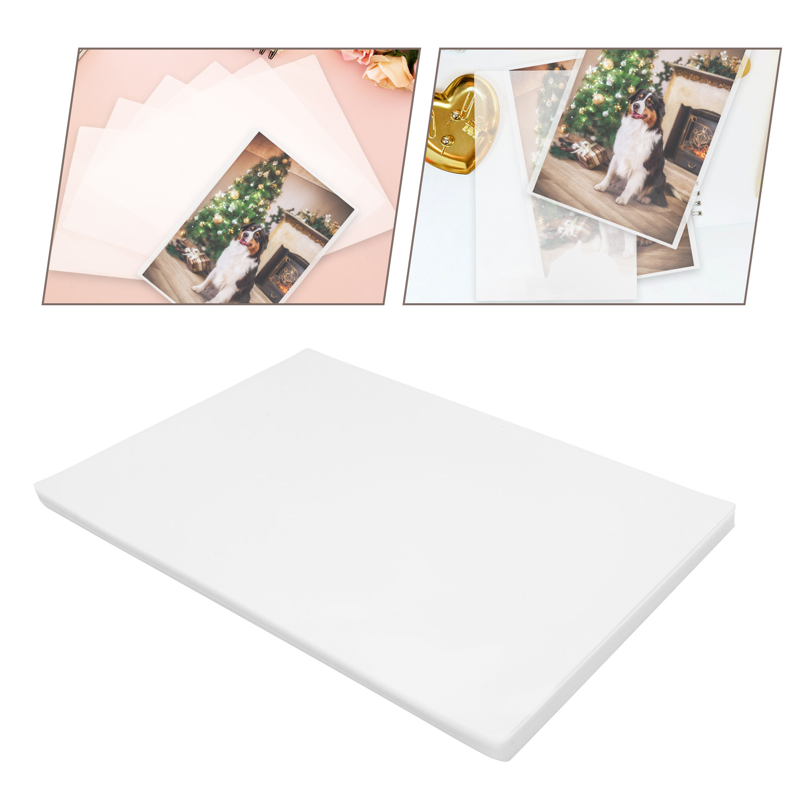 Document Laminator Pouch - 100Pcs Thermal Laminating Pouches Clear A4