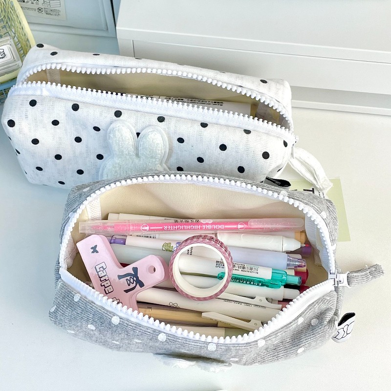 Miffy rabbit cute creative car - Pencil Case Large ulasan dan harga