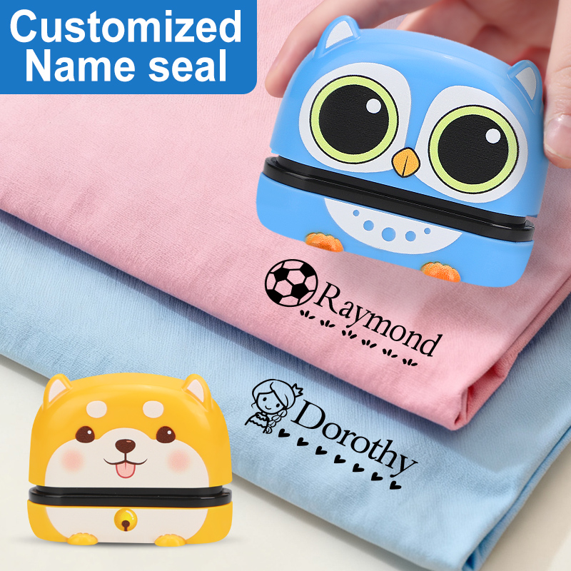 Custom Cute Name Stamp - Reusa - Self Inking Stamp ulasan dan harga