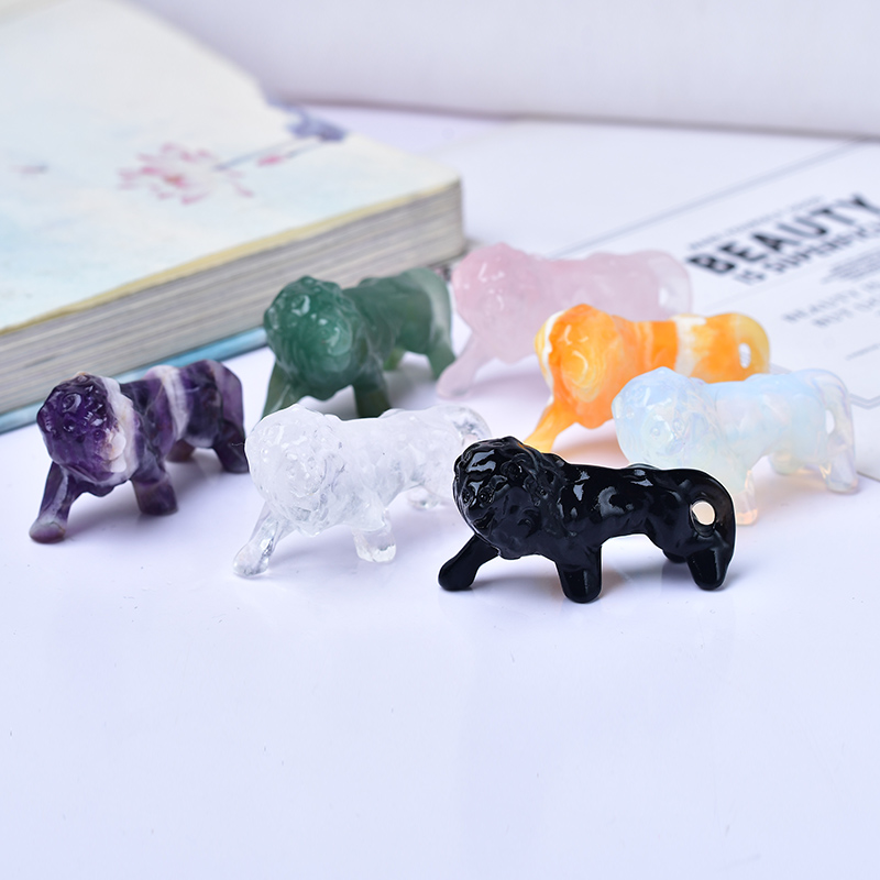 Natural Crystal Obsidian Lion. - Lion Stationery & Office Supply(Kunshan)Co.Ltd ulasan dan harga