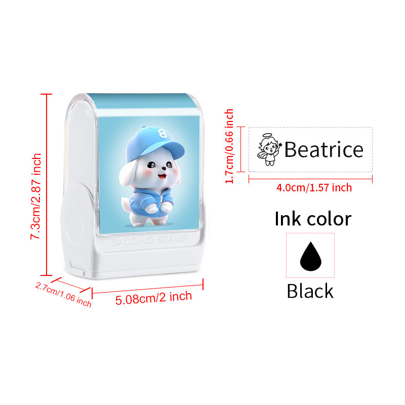 Personalized Baby Clothes Stam - Self Inking Stamp ulasan dan harga