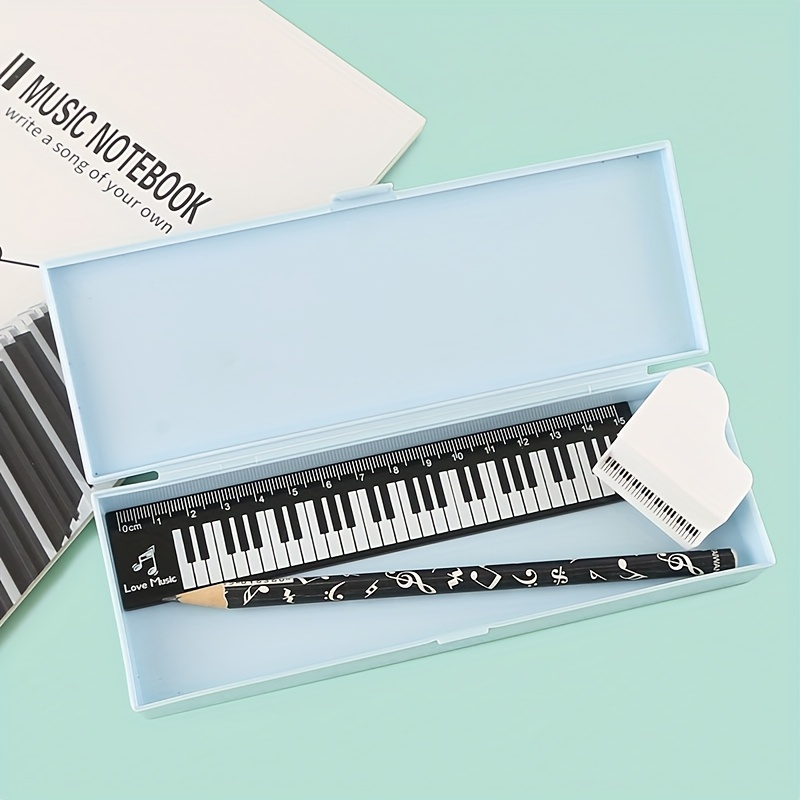 2Pcs/Set 15cm Piano Keyboard P - Ruler Set Transparent ulasan dan harga