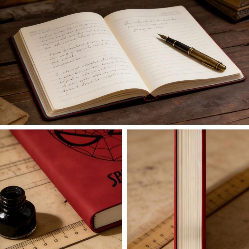 Spiderman A5 Pu Leather Notebo - Journal Leather Hardcover ulasan dan harga