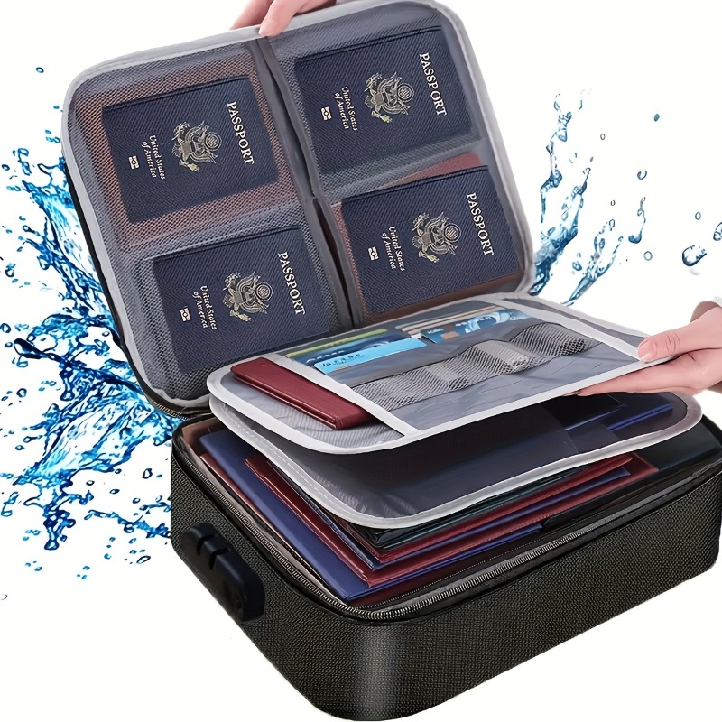 Lockable File Storage Bag,3-La - Portfolio Folder Zip ulasan dan harga