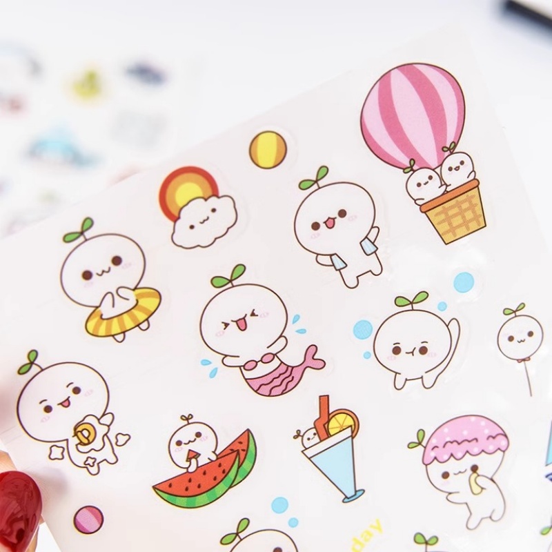 6 Sheets/Pack Cartoon Cat and  - Total Stationery & Office Supply ulasan dan harga