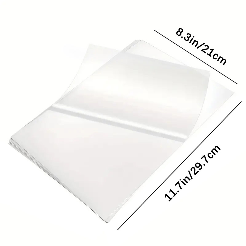 ESHANG 20Sheets Clear Cold Lam - Document Laminator Pouch ulasan dan harga
