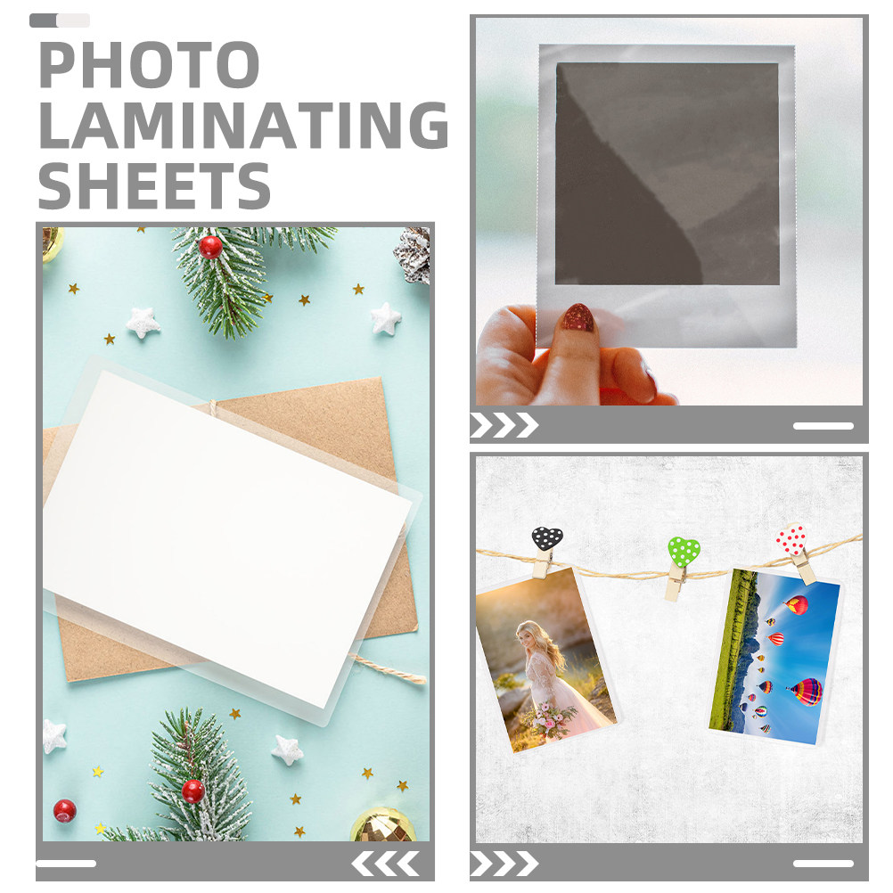 100Pcs Photo Laminating Sheets - Document Laminator Pouch ulasan dan harga