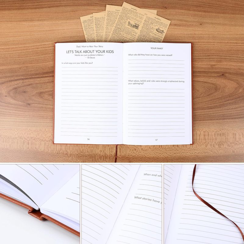 Dad I Want to Hear Your Story  - Journal Leather Hardcover ulasan dan harga