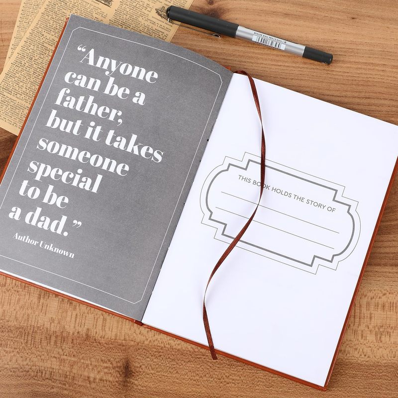 Dad I Want to Hear Your Story  - Journal Leather Hardcover ulasan dan harga
