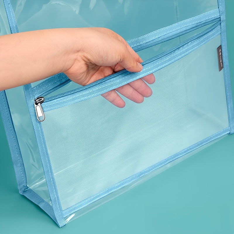 1 Piece, Random Color, Transpa - Portfolio Folder Zip ulasan dan harga