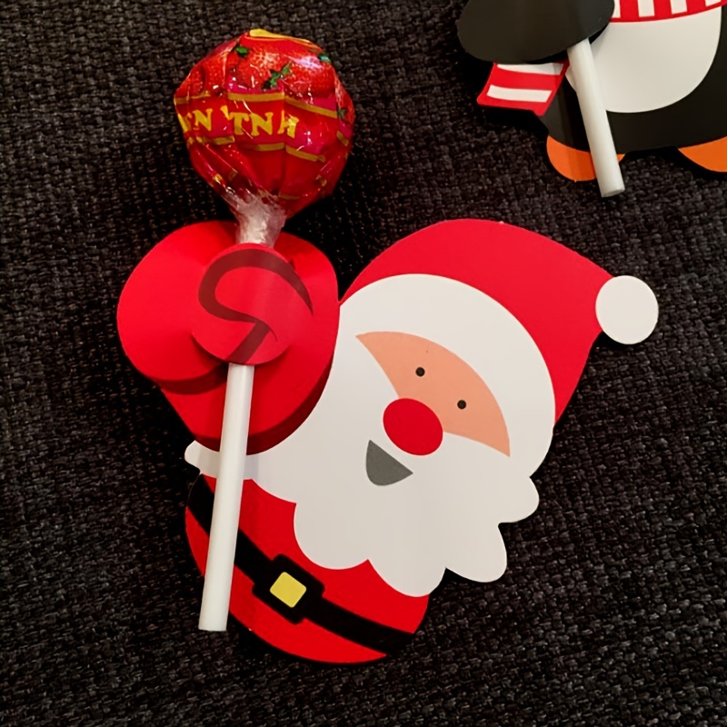 Christmas Lollipop Paper Cards - Cardstock Paper Pack ulasan dan harga