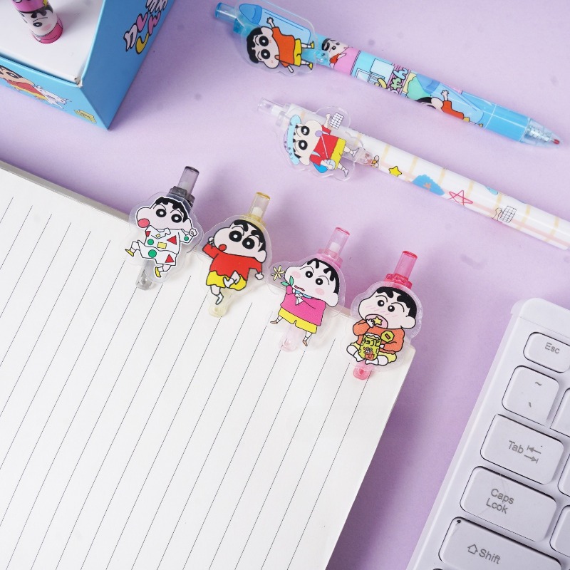 48pcs/box Crayon Shinchan Poin - Fountain Pen Ink ulasan dan harga