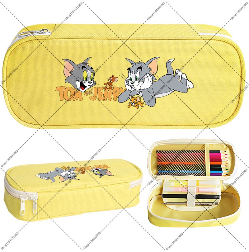 Tom and Jerry Cute Pencil Case - Pencil Case Large ulasan dan harga