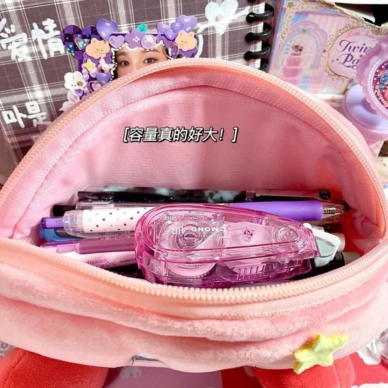 Kirby Plush Pencil Case Pink L - Pencil Case Large ulasan dan harga