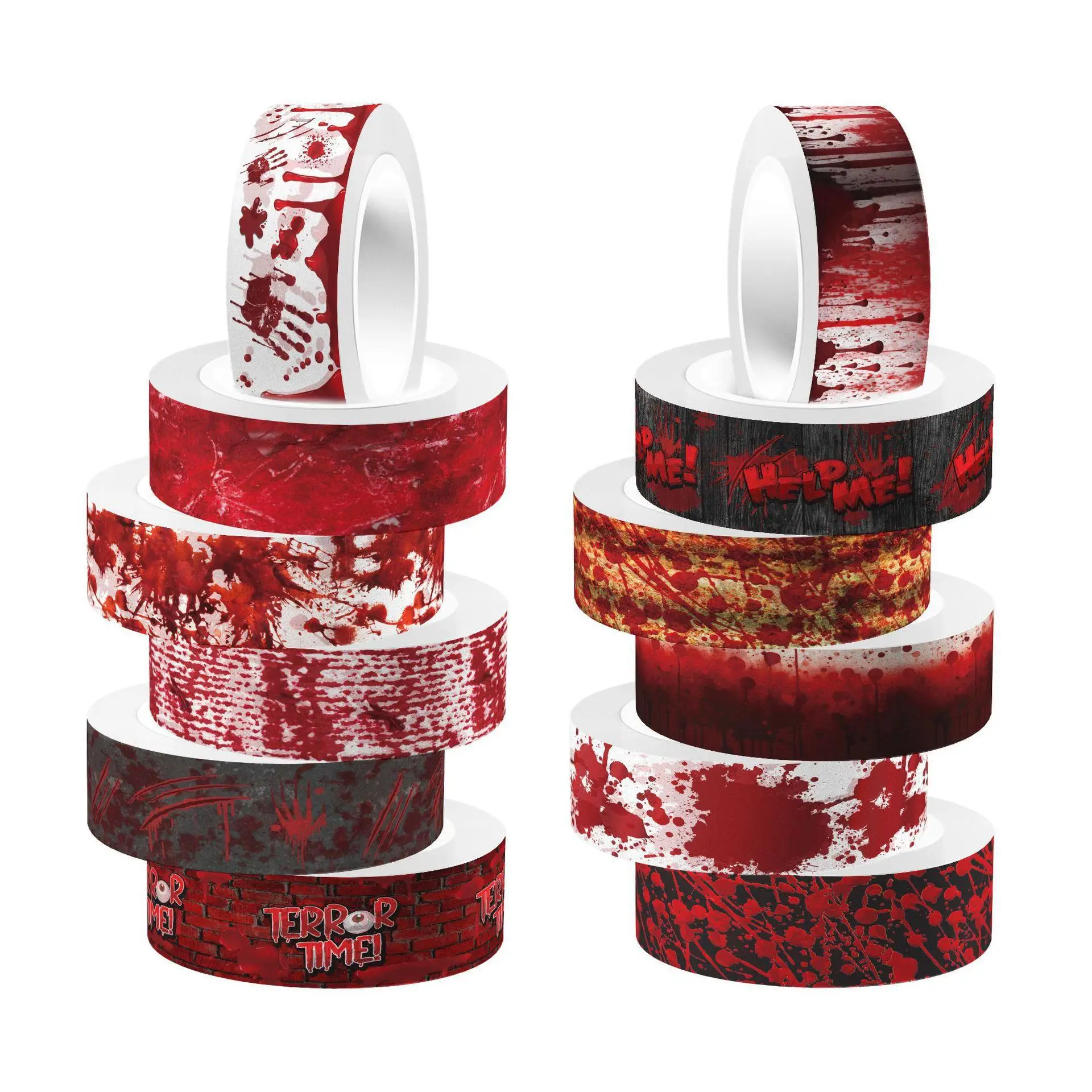 Halloween Bloody Hand Bleeding - Washi Tape Set ulasan dan harga