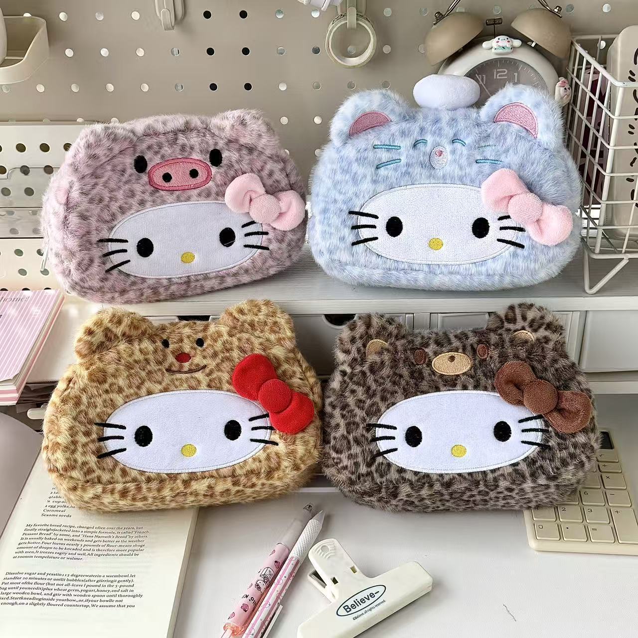 New Sanrio's Leopard Print Hel - Pencil Case Large ulasan dan harga