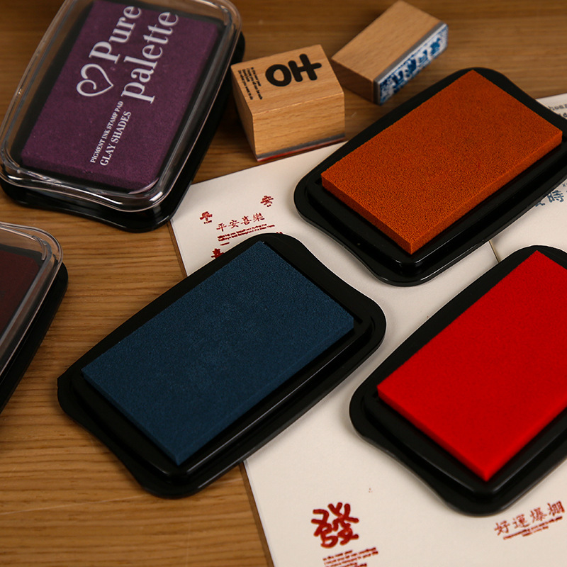 12 Colors Vintage Solid Color  - Self Inking Stamp ulasan dan harga