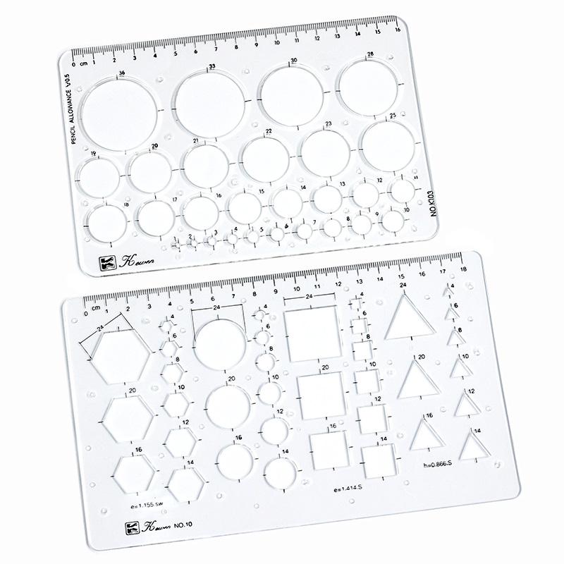 Transparent drawing size squar - Ruler Set Transparent ulasan dan harga