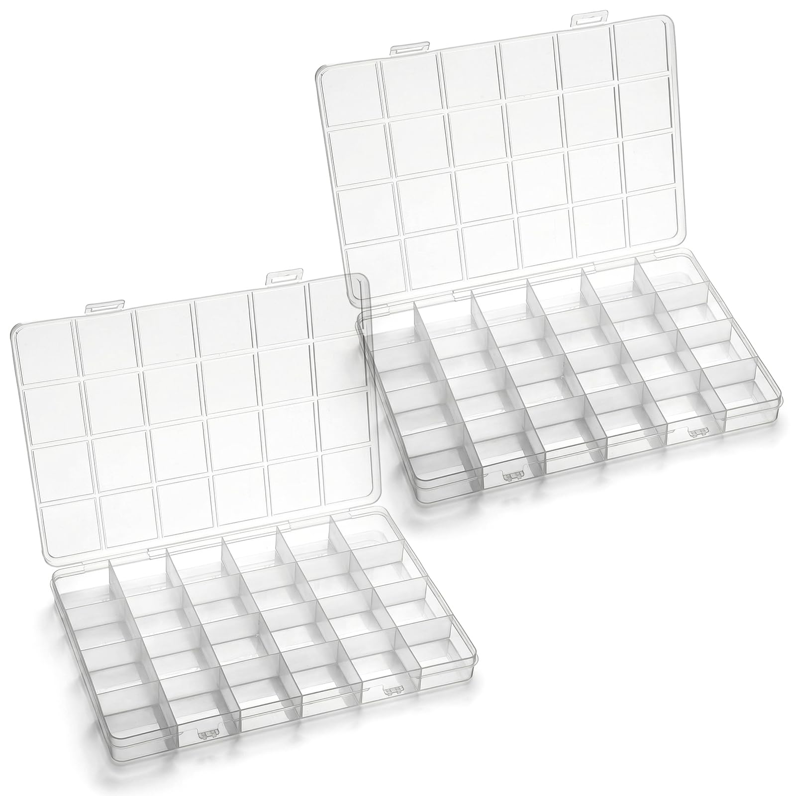 24-Grid Plastic Organizer Box  - Washi Tape Set ulasan dan harga