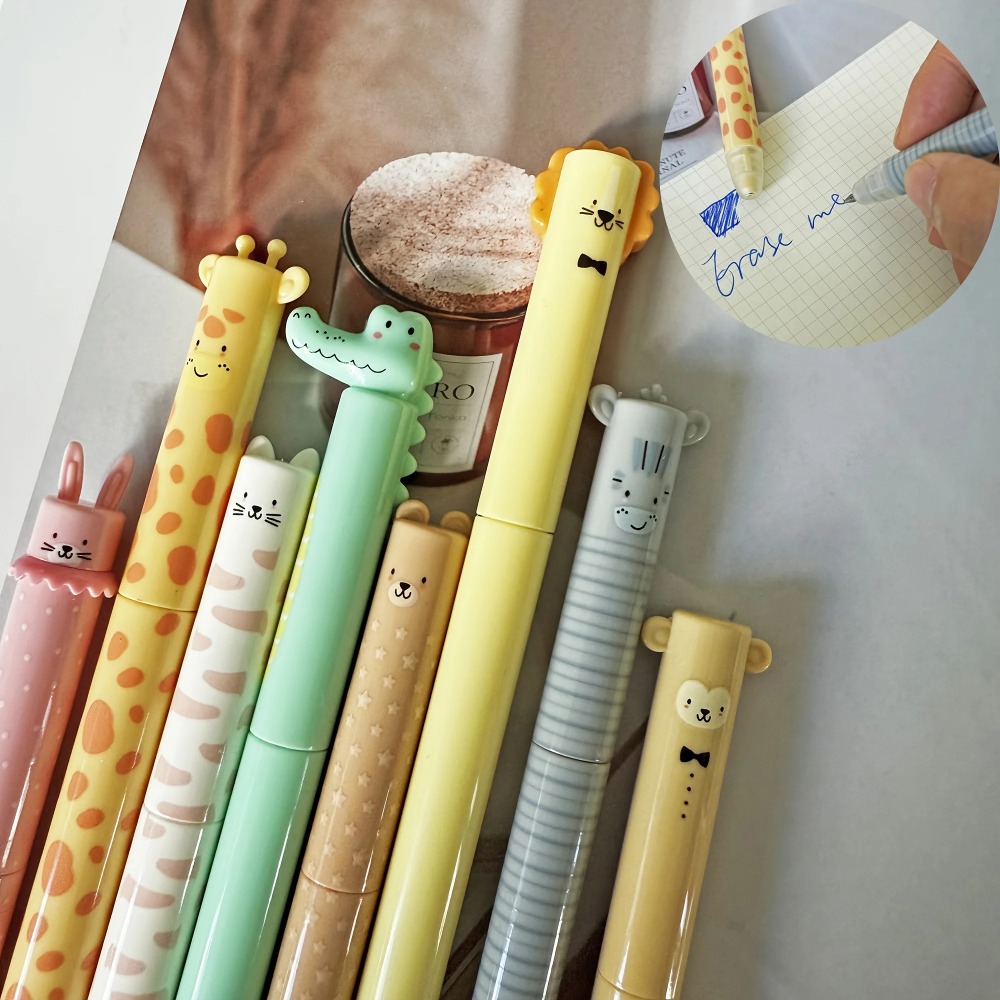 8pcs Kawaii Animal Head Press  - Lion Stationery & Office Supply(Kunshan)Co.Ltd ulasan dan harga