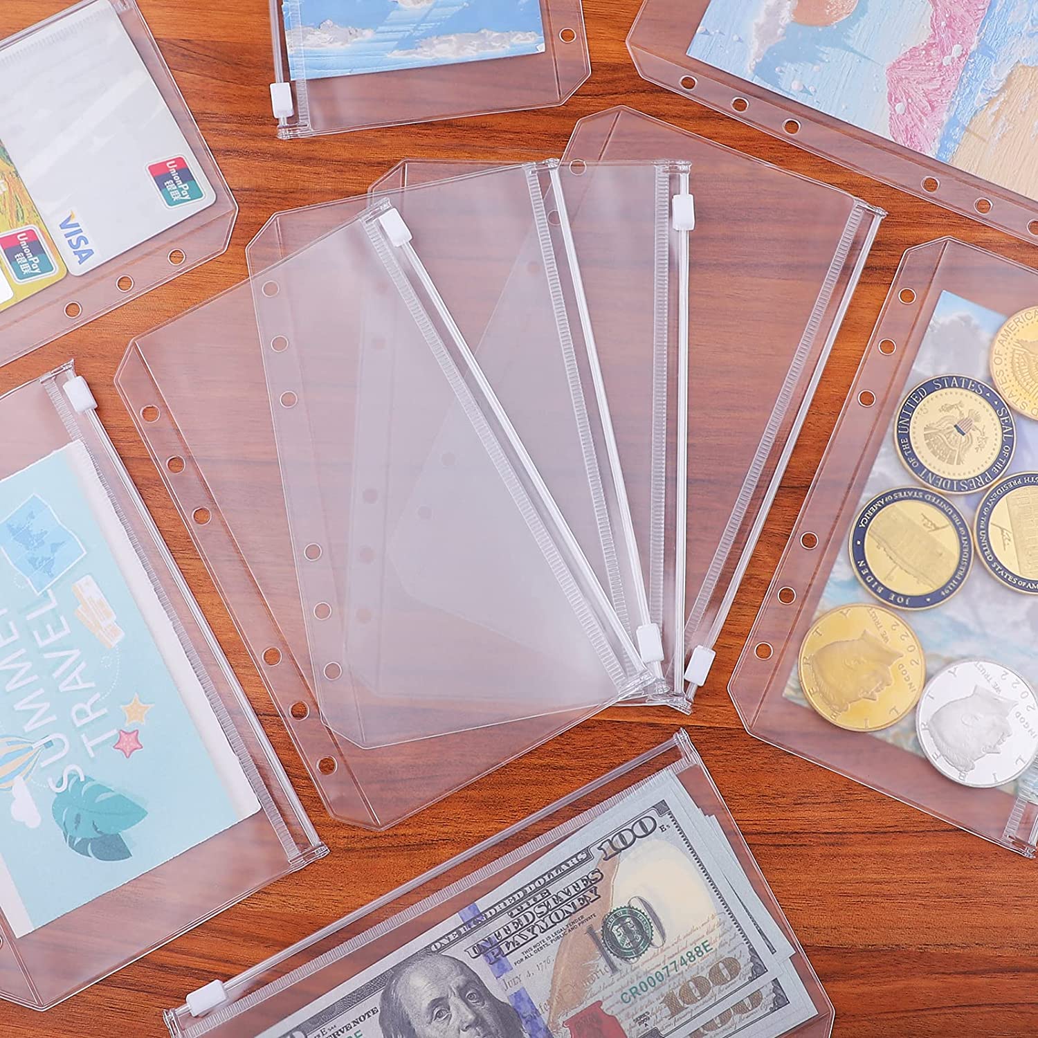 A5 A6 A7 Zipper Loose Leaf Bag - Portfolio Folder Zip ulasan dan harga