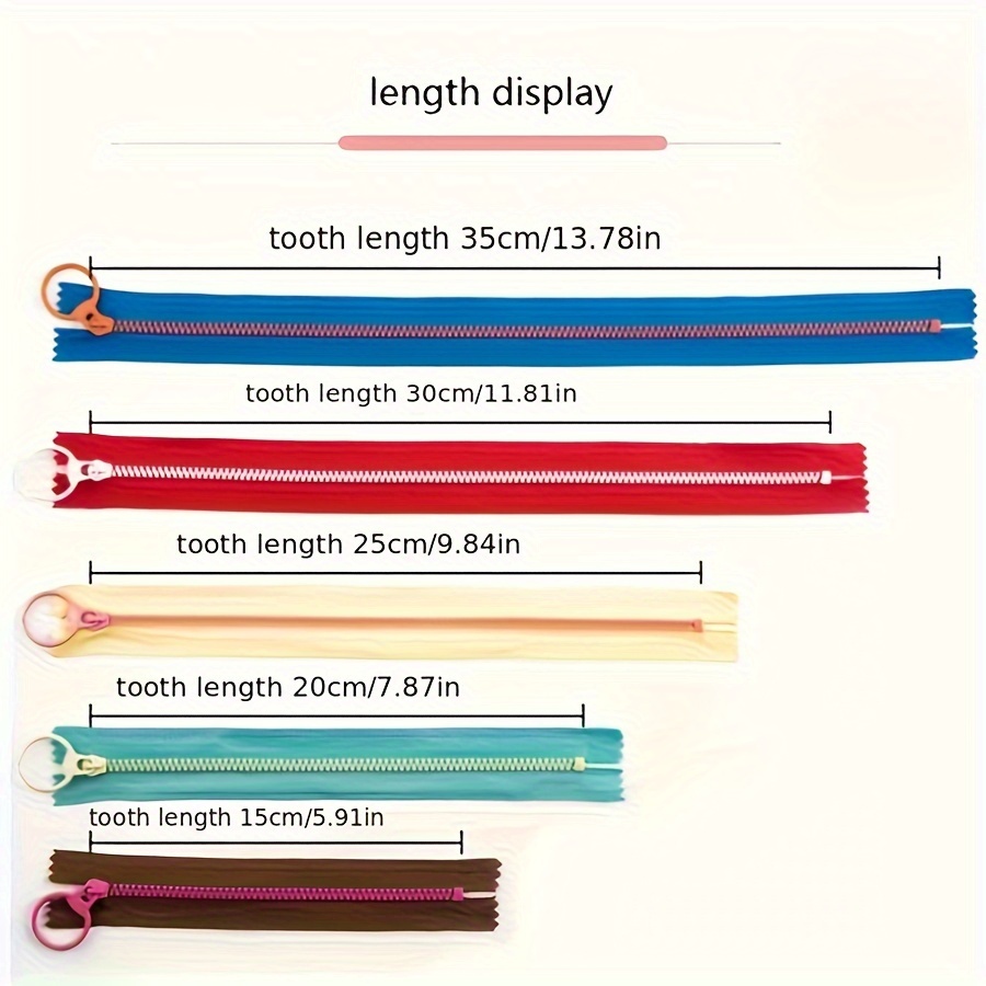 10pcs15cm-30cm mixed resin zip - Portfolio Folder Zip ulasan dan harga