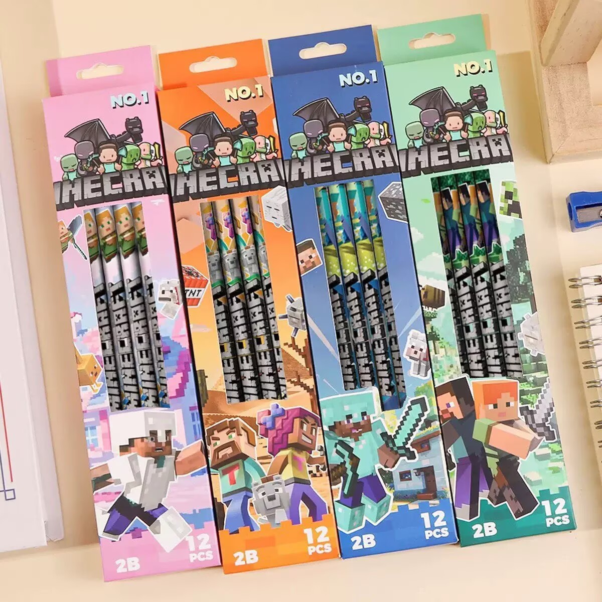 HOT 4pcs-12pcs Pencil no box H - Stationery Supplier ulasan dan harga