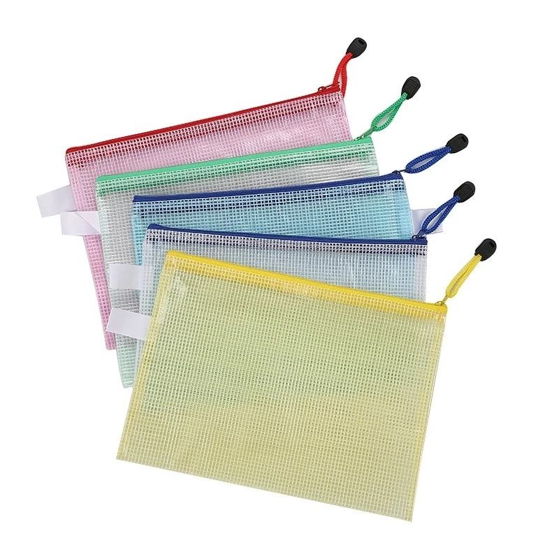 5-100PCS Stationery Storage Fo - Portfolio Folder Zip ulasan dan harga