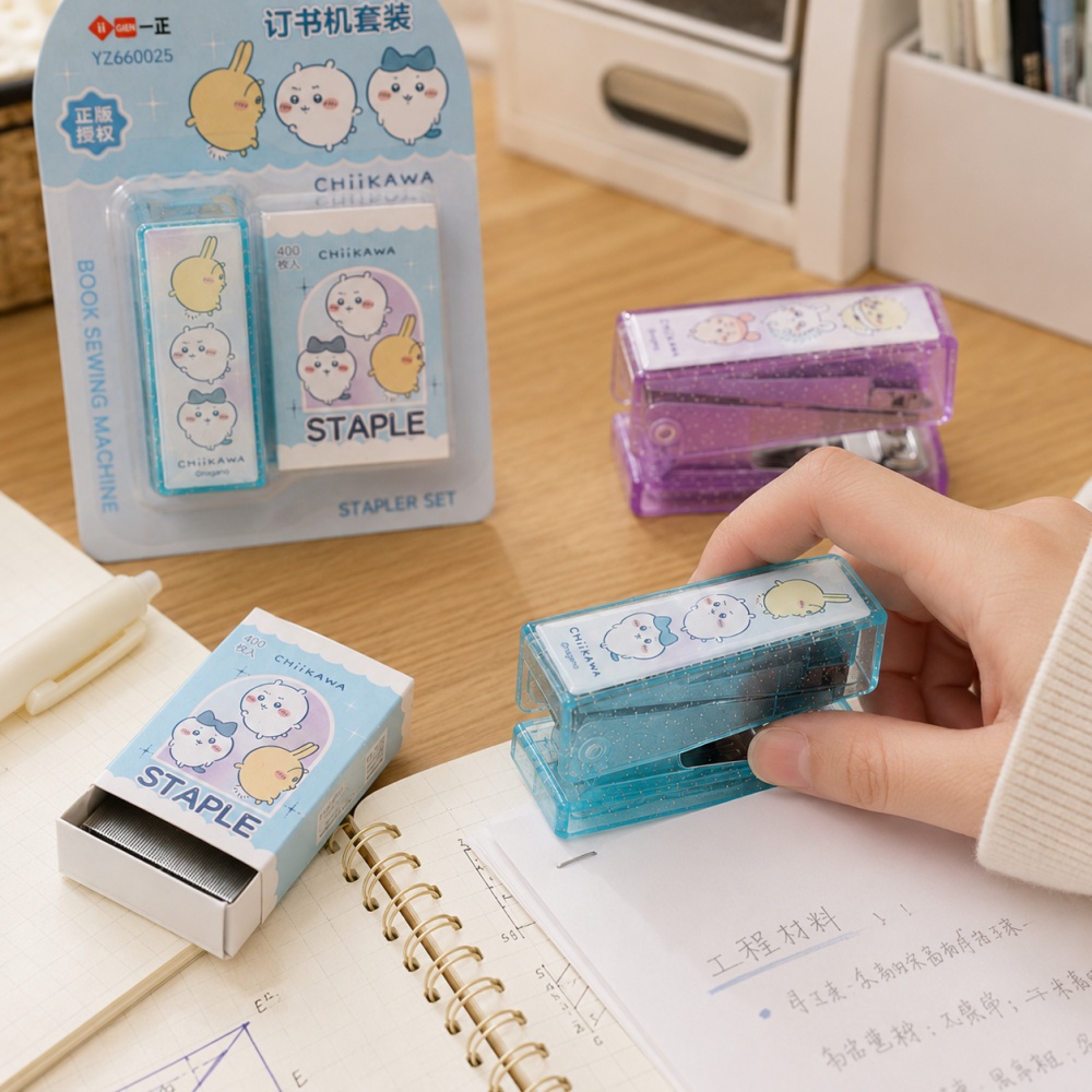 Genuine Chiikawa Stapler Set D - Office Supply Office Stationery Items ulasan dan harga