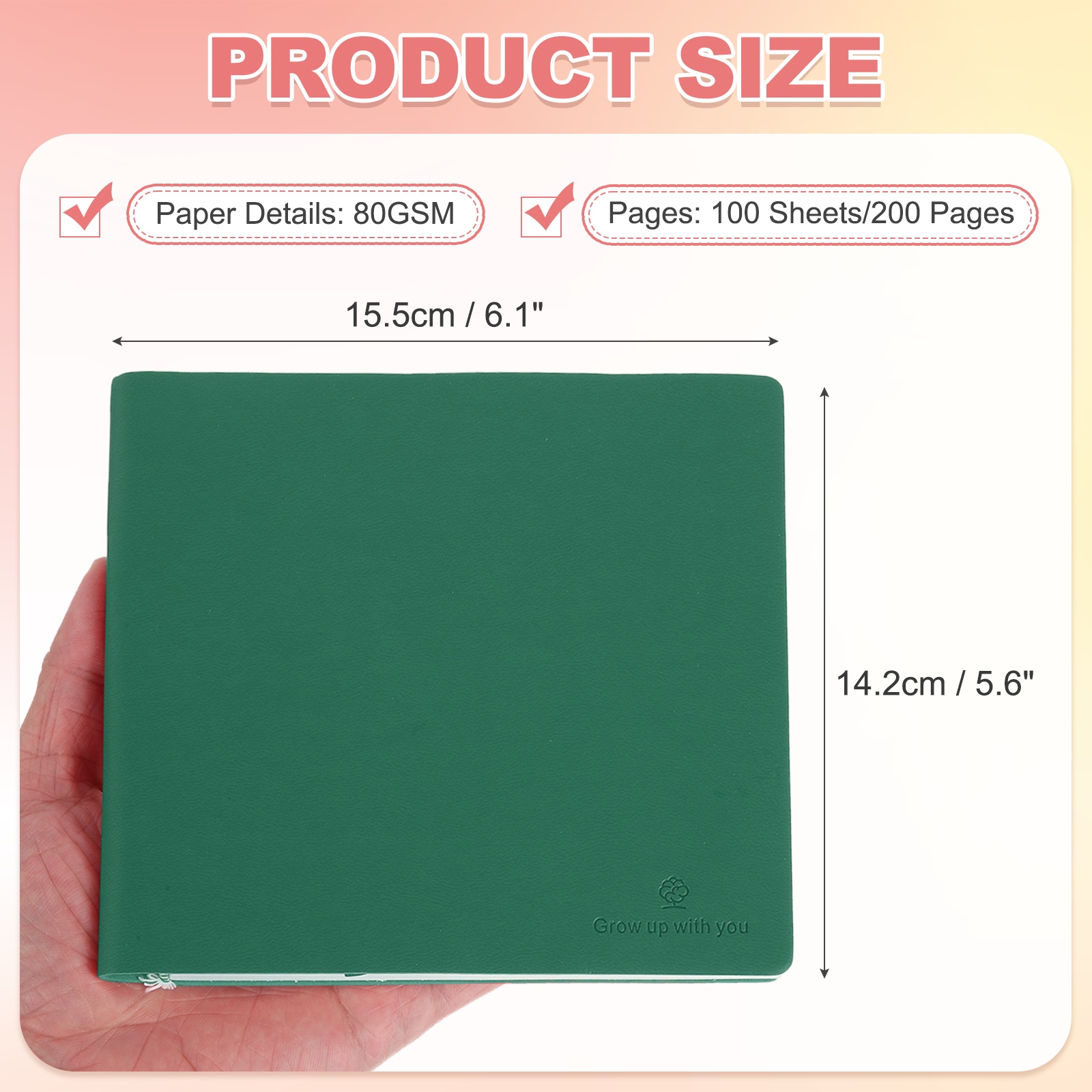Square Hardcover Notebook 6