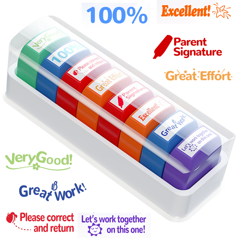 8 Teacher stamps Classroom Tea - Self Inking Stamp ulasan dan harga