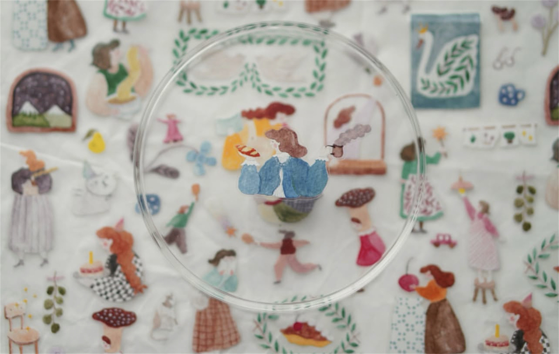 1 Loop Ivy Snow Vintage A Love - Washi Tape Set ulasan dan harga