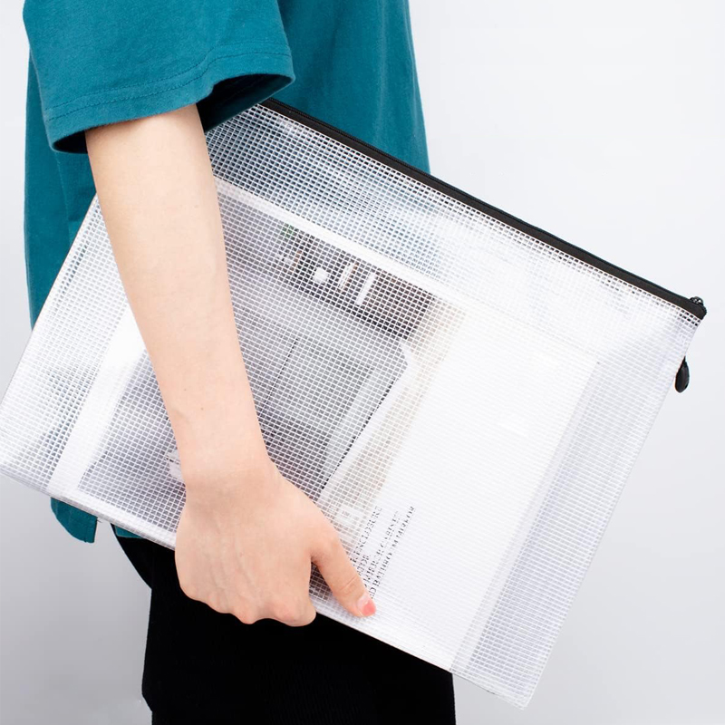 Mesh Zipper Storage Bags Docum - Portfolio Folder Zip ulasan dan harga