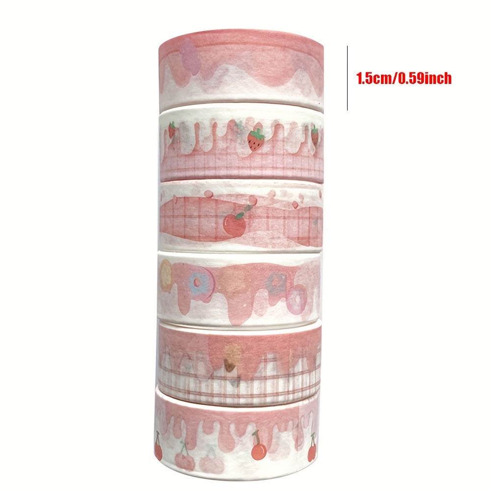 6roll/set Random Color Landsca - Washi Tape Set ulasan dan harga