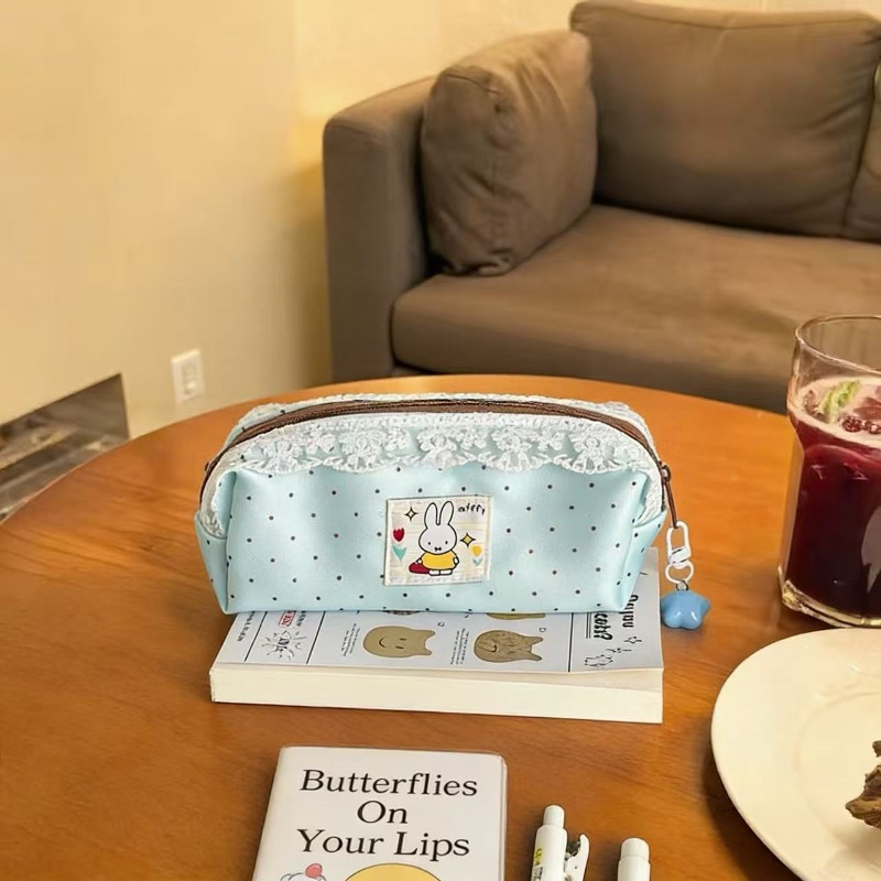 Minimalist Miffy Polka Dot Pen - Pencil Case Large ulasan dan harga