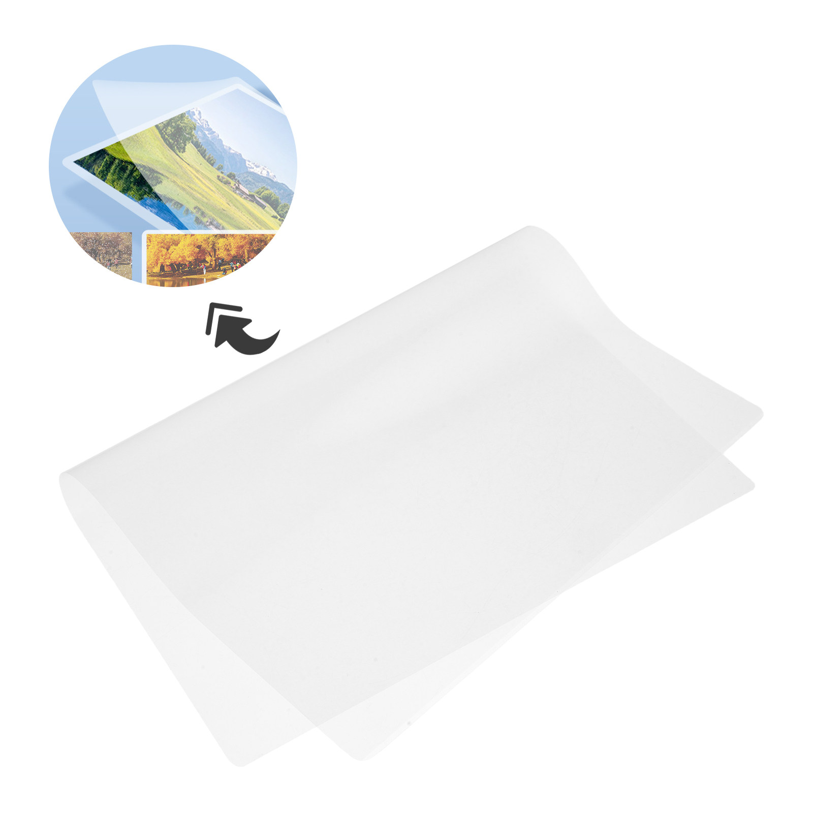 100Sheets A4 Laminating Pouche - Document Laminator Pouch ulasan dan harga