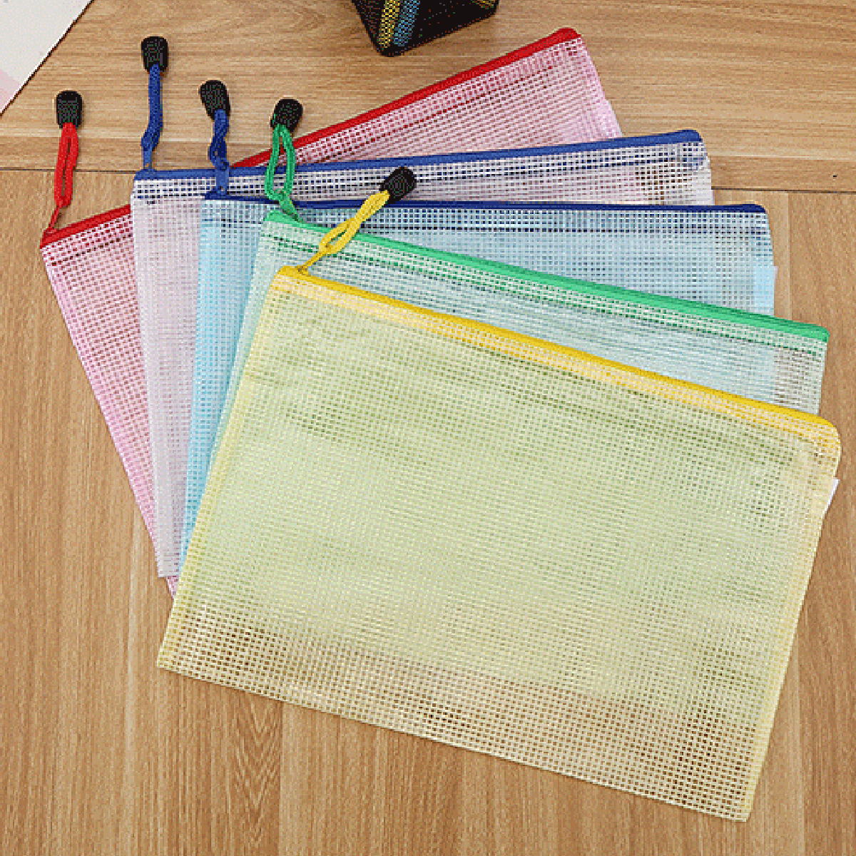 5PCS Stationery Storage Folder - Portfolio Folder Zip ulasan dan harga